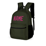 Custom Olive Pink Kids Backpack