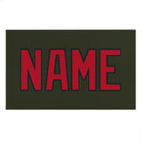 Custom Olive Red Beach Towel