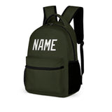 Custom Olive White Kids Backpack