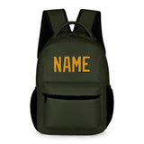 Custom Olive Yellow Kids Backpack