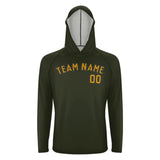 Custom Olive Yellow UV-Hoodie