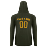 Custom Olive Yellow UV-Hoodie
