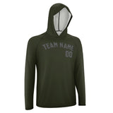 Custom Olive Dark Grey UV-Hoodie