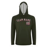 Custom Olive Light Pink UV-Hoodie