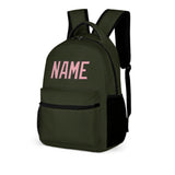 Custom Olive Light Pink Kids Backpack