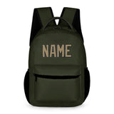 Custom Olive Light Khaki Kids Backpack