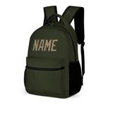 Custom Olive Light Khaki Kids Backpack