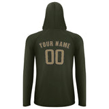 Custom Olive Light Khaki UV-Hoodie