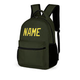 Custom Olive Light Yellow Kids Backpack
