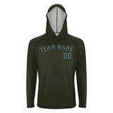 Custom Olive Blue Green UV-Hoodie