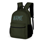 Custom Olive Blue Green Kids Backpack