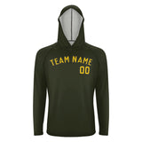 Custom Olive Gold UV-Hoodie