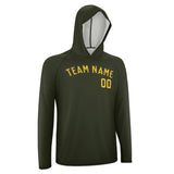 Custom Olive Gold UV-Hoodie
