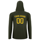 Custom Olive Gold UV-Hoodie