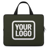 Custom Olive White Laptop Bag