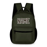 Custom Olive Brown Kids Backpack