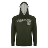 Custom Olive Olive UV-Hoodie