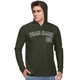 Custom Olive Olive UV-Hoodie