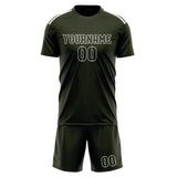 Custom Olive Olive Soccer Jersey