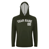 Custom Olive Gray UV-Hoodie
