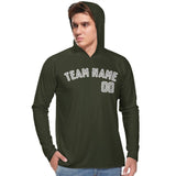 Custom Olive Gray UV-Hoodie