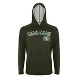 Custom Olive Green UV-Hoodie