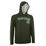 Custom Olive Green UV-Hoodie