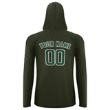 Custom Olive Green UV-Hoodie