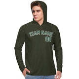 Custom Olive Green UV-Hoodie