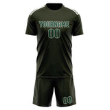 Custom Olive Green Soccer Jersey