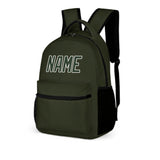 Custom Olive Dark Green Kids Backpack