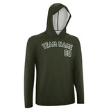 Custom Olive Dark Green UV-Hoodie