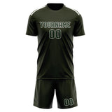 Custom Olive Dark Green Soccer Jersey