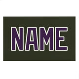 Custom Olive Purple Beach Towel