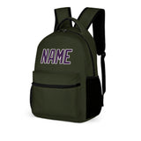 Custom Olive Purple Kids Backpack