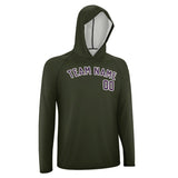 Custom Olive Purple UV-Hoodie