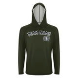 Custom Olive Navy UV-Hoodie