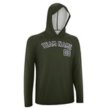 Custom Olive Navy UV-Hoodie