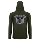 Custom Olive Navy UV-Hoodie