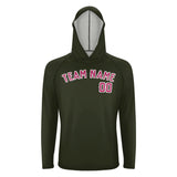 Custom Olive Pink UV-Hoodie