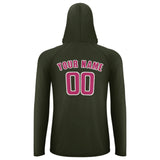 Custom Olive Pink UV-Hoodie