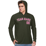 Custom Olive Pink UV-Hoodie