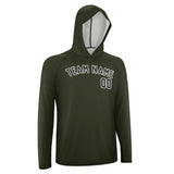 Custom Olive Black UV-Hoodie