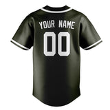 Custom Olive & White Colors Design Sports Baseball Jersey