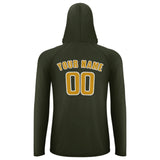 Custom Olive Yellow UV-Hoodie