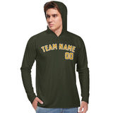 Custom Olive Yellow UV-Hoodie