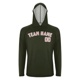 Custom Olive Light Pink UV-Hoodie