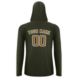 Custom Olive Khaki UV-Hoodie