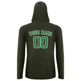 Custom Olive Emerald Green UV-Hoodie