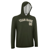 Custom Olive Light Khaki UV-Hoodie